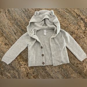 Simple Joys Knit Teddy Bear Sweater, 24 months